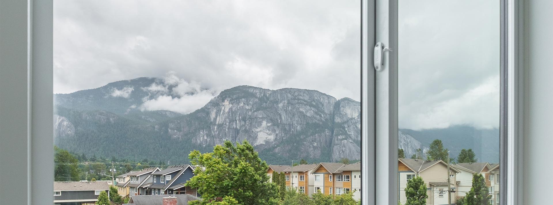 Chickadee Lane - View of the Squamish Chief from the kitchen window