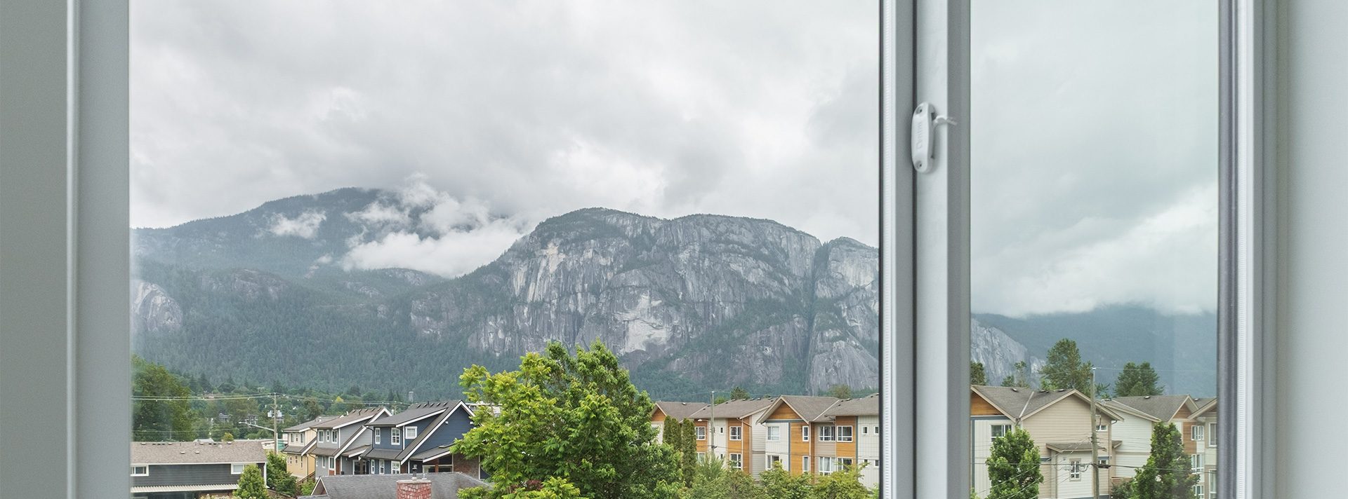 Chickadee Lane - View of the Squamish Chief from the kitchen window